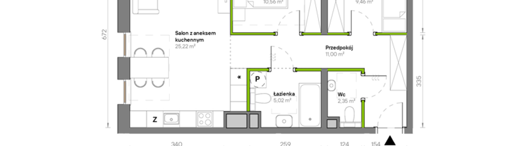 Mieszkanie w inwestycji: Żywiecka Vita