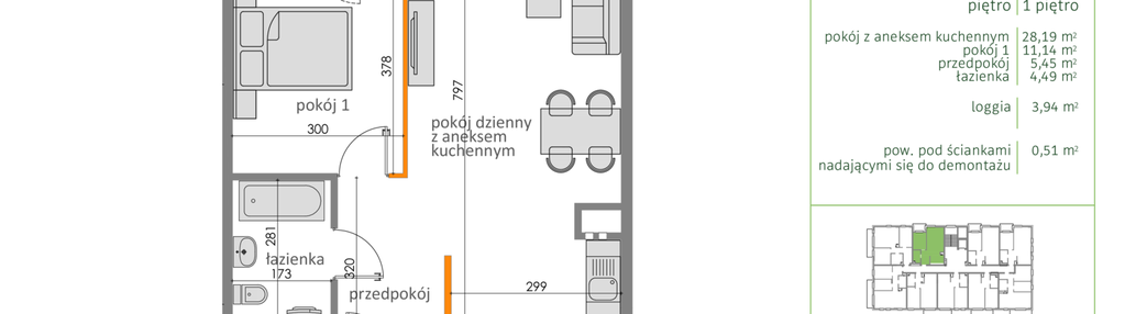 Mieszkanie w inwestycji: Zielona Przystań