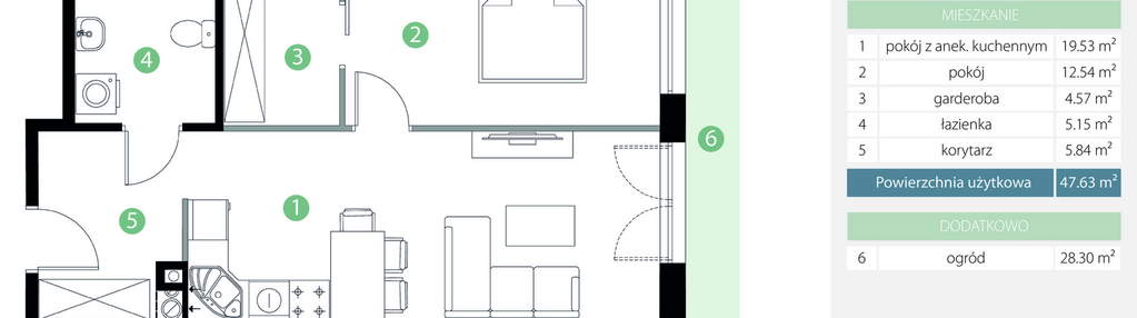 Mieszkanie w inwestycji: Bogatyńska Apartamenty etap 3