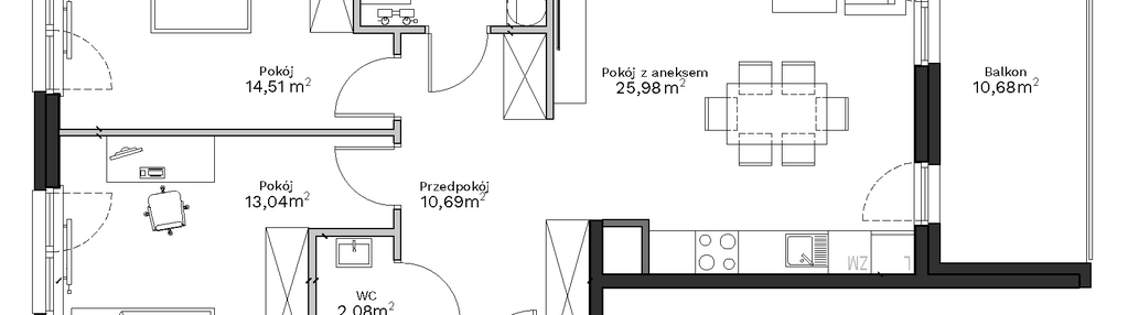 Mieszkanie w inwestycji: Podedworze 13