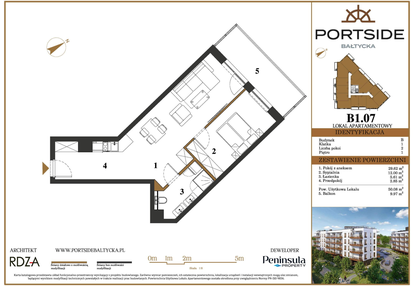 Mieszkanie w inwestycji: Portside Bałtycka