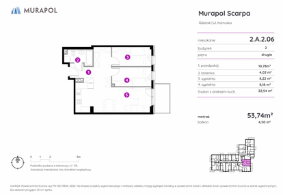 Mieszkanie w inwestycji: Murapol Scarpa