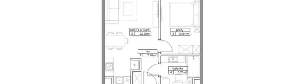 Mieszkanie w inwestycji: Apartamenty na Klifie bud. D, E i F