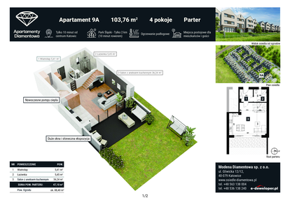 Mieszkanie w inwestycji: Apartamenty Diamentowa