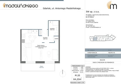 Mieszkanie w inwestycji: Madalińskiego