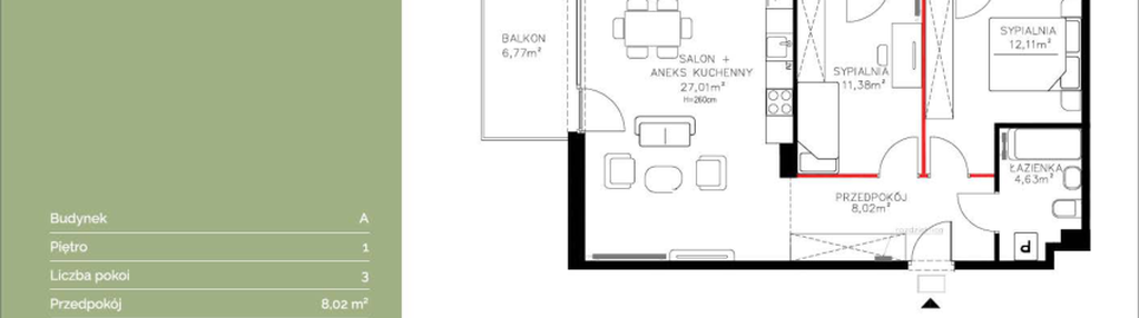 Mieszkanie w inwestycji: Stawowa Residence - etap V