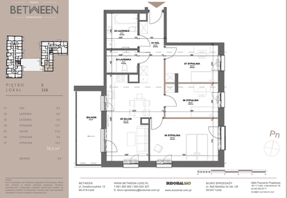 Mieszkanie w inwestycji: BETWEEN