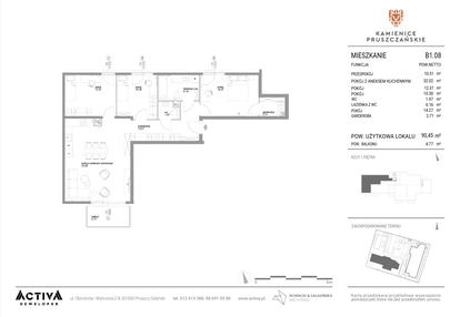 Mieszkanie w inwestycji: Kamienice Pruszczańskie