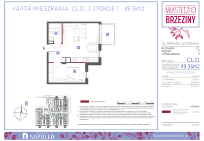 Mieszkanie w inwestycji: Miasteczko Brzeziny II