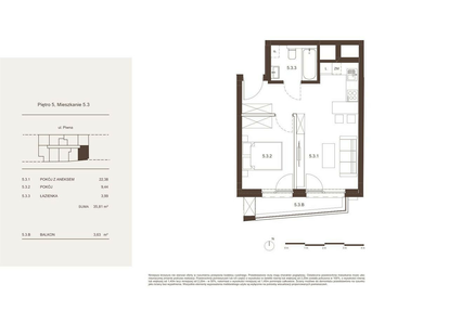 Mieszkanie w inwestycji: Piwna 21