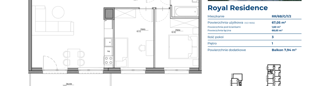 Mieszkanie w inwestycji: Royal Residence 6B