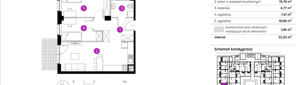 Mieszkanie w inwestycji: Murapol Apartamenty na Wzgórzu - bud. 4 i 5