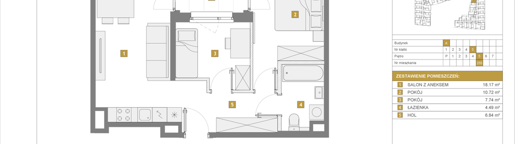 Mieszkanie w inwestycji: Apartamenty Metro Wilanowska