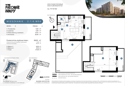 Mieszkanie w inwestycji: Nowe Promenady etap II