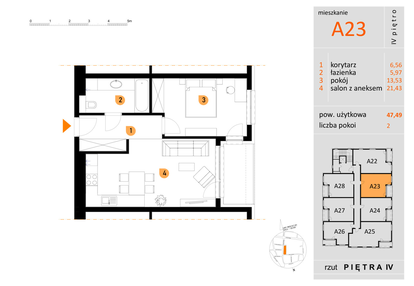 Mieszkanie w inwestycji: Apartamenty Konarskiego