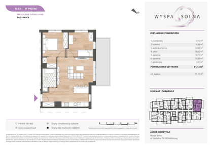 Mieszkanie w inwestycji: Wyspa Solna Etap III, budynek B