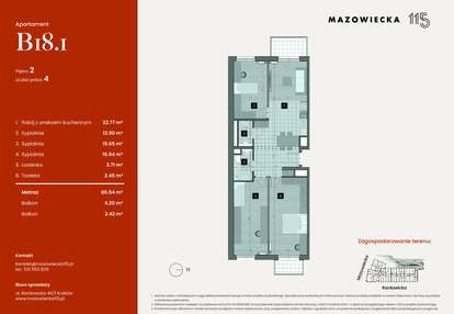 Mieszkanie w inwestycji: Mazowiecka 115
