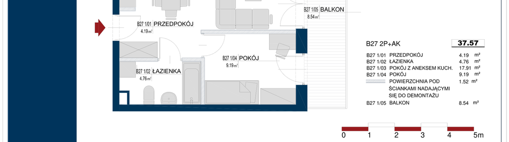 Mieszkanie w inwestycji: Promenada Park