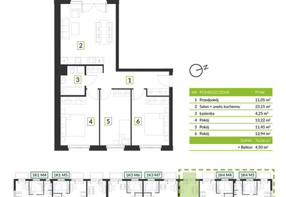 Mieszkanie w inwestycji: Osiedle Krzeptów przy lesie