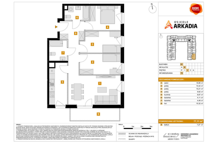 Mieszkanie w inwestycji: Osiedle Arkadia etap 2