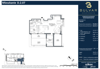 Mieszkanie w inwestycji: Bulvar Apartments - etap II