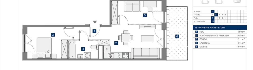 Mieszkanie w inwestycji: Apartamenty Park Matecznego Etap 2