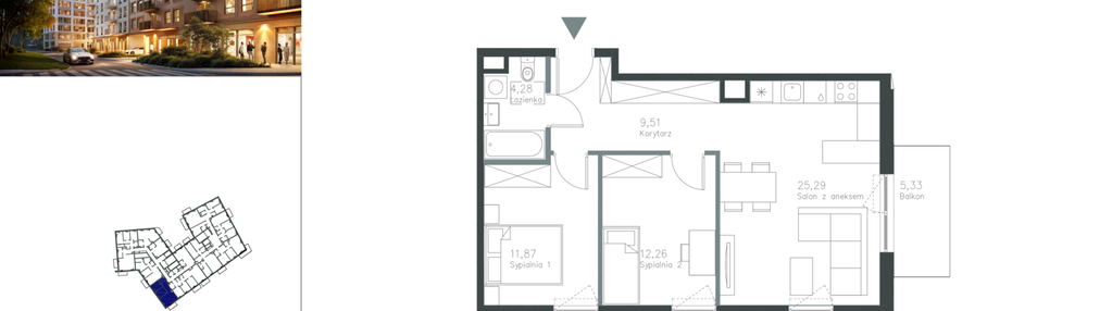 Mieszkanie w inwestycji: Piano