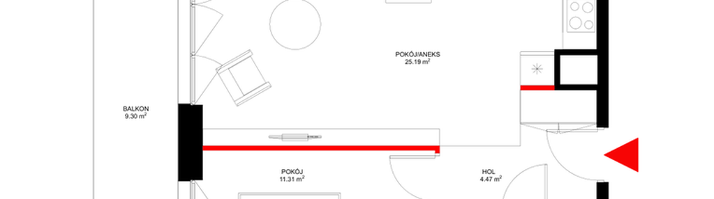 Mieszkanie w inwestycji: INSPIRE ETAP V – bud. F, G