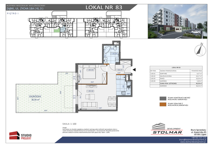 Mieszkanie w inwestycji: Osiedle Zycha