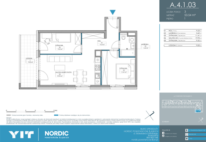 Mieszkanie w inwestycji: Nordic Powstańców Śląskich