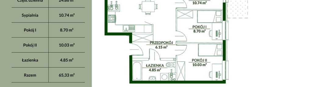 Mieszkanie w inwestycji: Bukowa etap II
