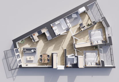 Mieszkanie w inwestycji: Odrzańskie Bulvary