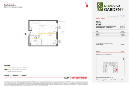 Mieszkanie w inwestycji: Nova Viva Garden 7