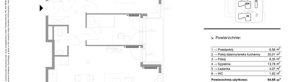 Mieszkanie w inwestycji: Strzelców 28