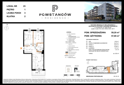 Mieszkanie w inwestycji: Powstańców Residence