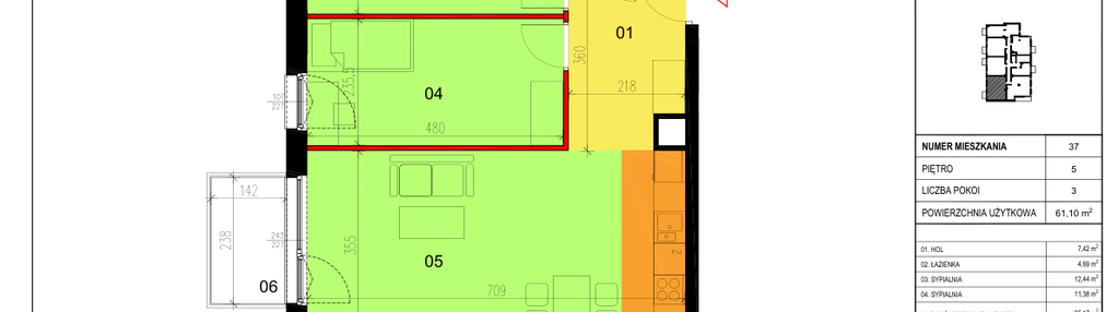 Mieszkanie w inwestycji: Apartamenty Nowy Marysin VII