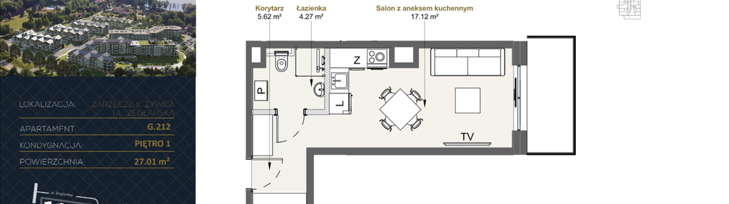 Mieszkanie w inwestycji: Laguna Beskidów