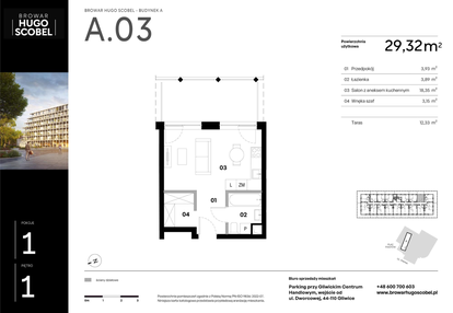 Mieszkanie w inwestycji: Browar HUGO SCOBEL