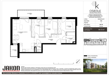 Mieszkanie w inwestycji: Osiedle Konopnickiej etap II