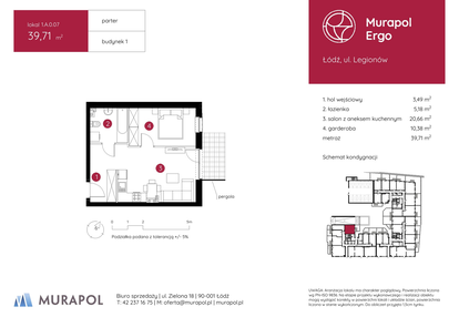 Mieszkanie w inwestycji: Murapol Ergo