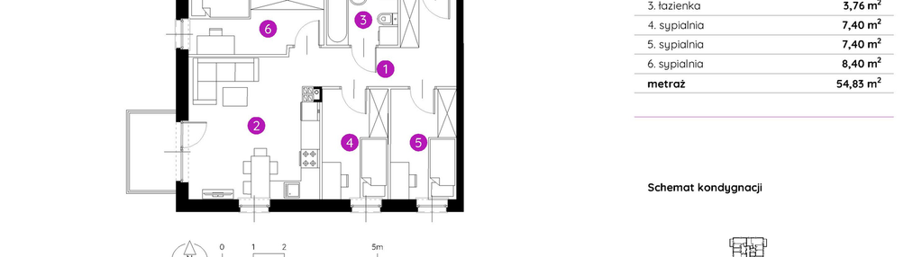 Mieszkanie w inwestycji: Murapol Trzy Lipki etap II