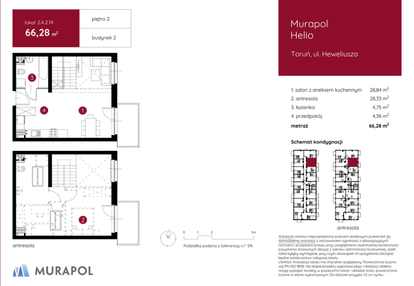 Mieszkanie w inwestycji: Murapol Helio