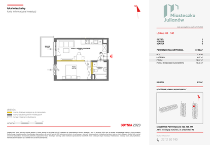 Mieszkanie w inwestycji: Miasteczko Julianów