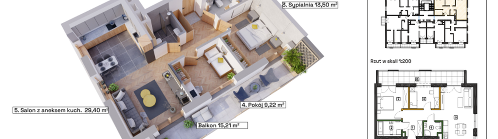 Mieszkanie w inwestycji: Osiedle Wełnowe Apartamenty
