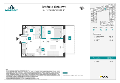 Mieszkanie w inwestycji: Błońska Enklawa