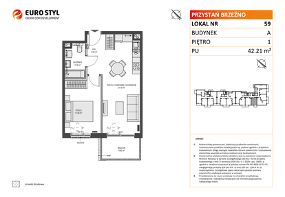 Mieszkanie w inwestycji: Przystań Brzeźno