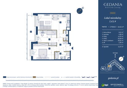 Mieszkanie w inwestycji: GEDANIA Riverside Living