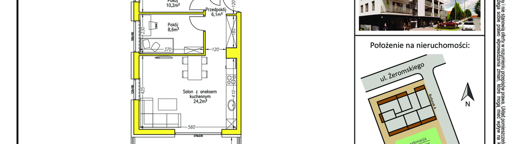 Mieszkanie w inwestycji: Żeromskiego Street 52