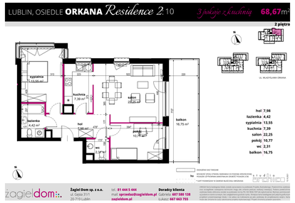 Mieszkanie w inwestycji: Orkana Residence etap 2