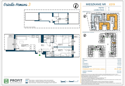 Mieszkanie w inwestycji: Osiedle Hemara - etap III bud. 2 i 3